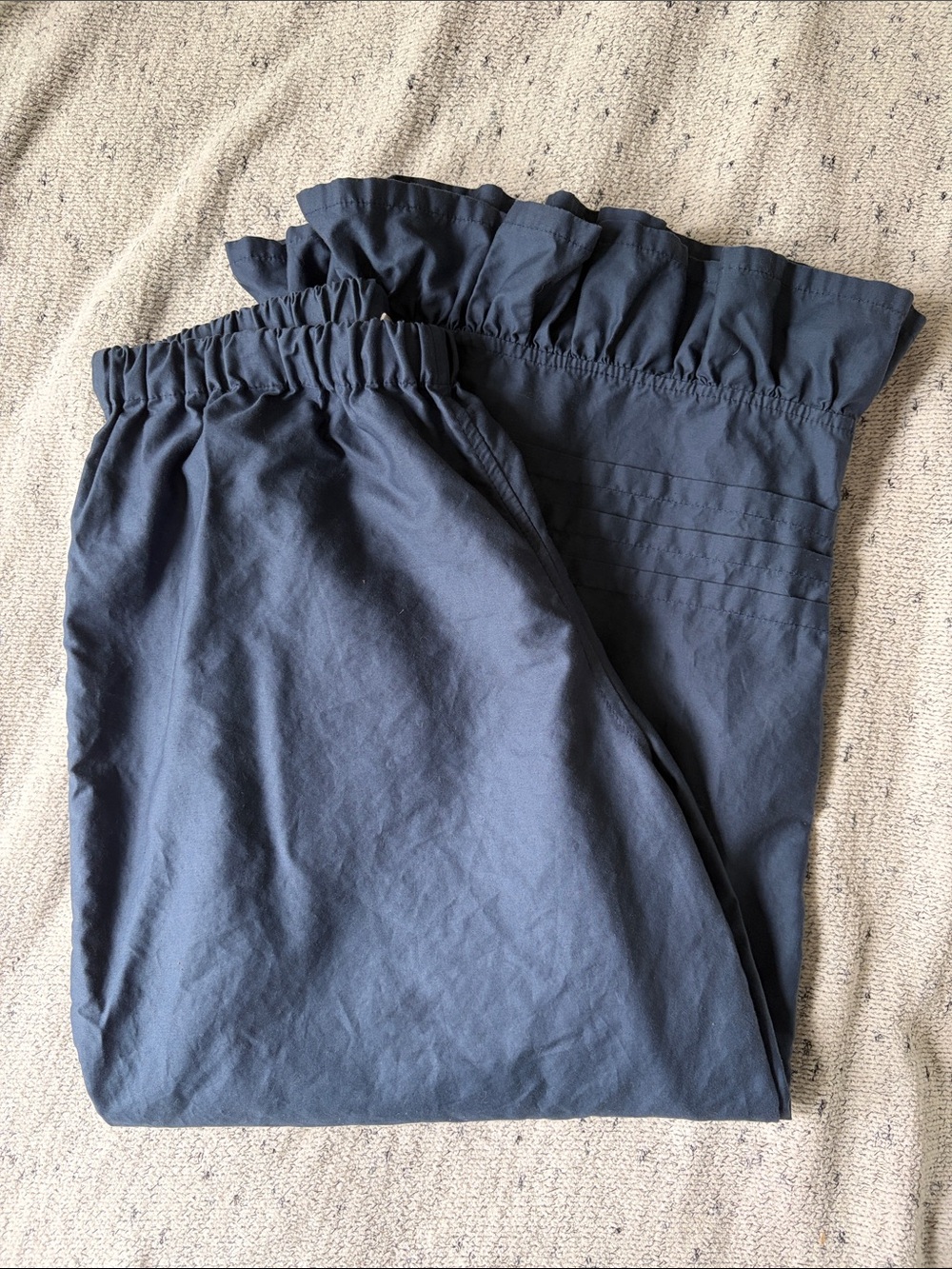 Last chance! Twin Sprig Handmade • Navy Pillowcase Pants (Size M)